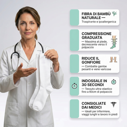 Rimedio Naturale in Bambù contro Gambe Gonfie e Vene Varicose
